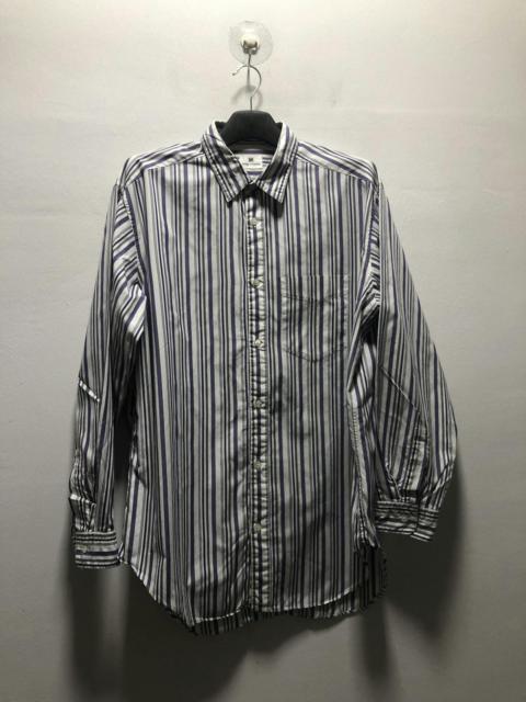 Other Designers ISSEY MIYAKE Hamilton Shirt Japan Striped Back Design