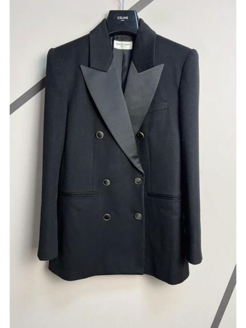 SAINT LAURENT Saint Laurent double-breasted tuxedo blazer