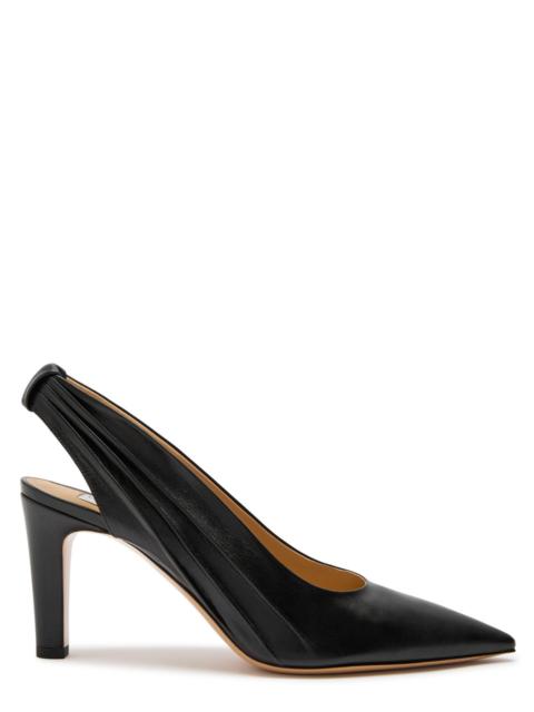 GABRIELA HEARST Gabriela Hearst Amari 90 Leather Slingback Pumps