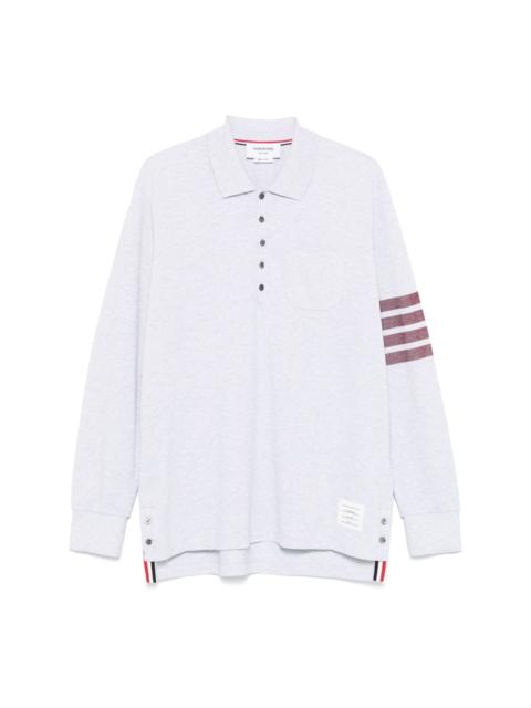 Thom Browne 4-Bar stripe polo shirt