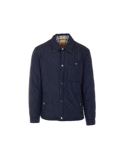 Burberry Burberry Men Burberry Check Quilted Reversible Overshirt