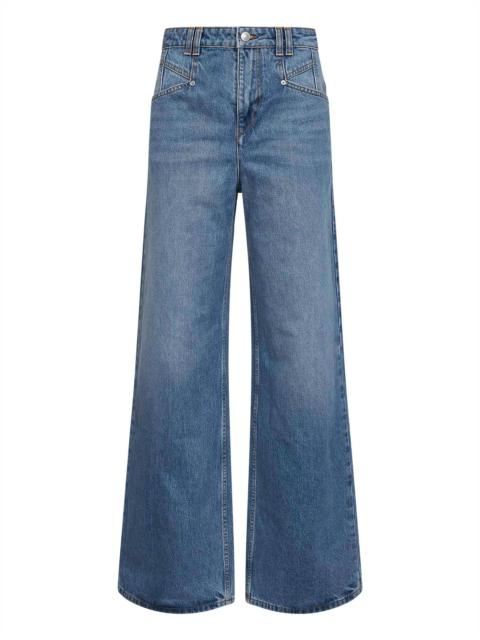 Isabel Marant Light blue cotton denim Lemony jeans