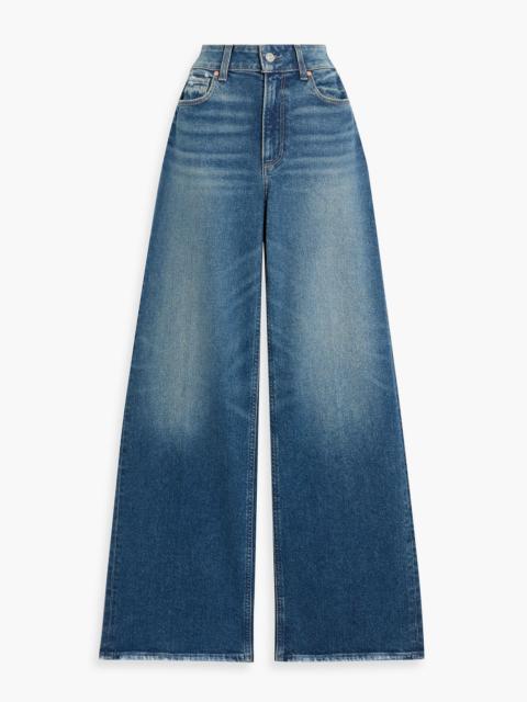Other Designers Sasha faded high-rise wide-leg jeans