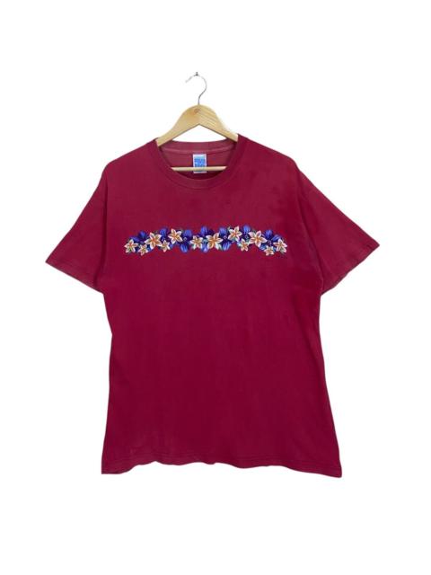 Other Designers Vintage 90s Floral Hibiscus Graphic Shortsleeve Tee