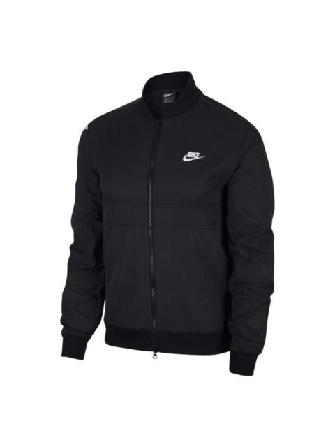 Nike Nike logo zipped jacket 'Black' DN4459-010