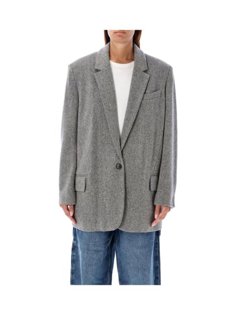 Isabel Marant Étoile Embroidered Wool Blend Cikaito Blazer