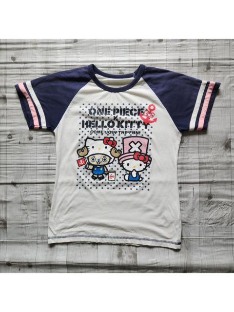 One Piece X Hello Kitty Vintage Y2K TShirt Japan