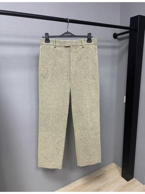 Bottega Veneta Bottega Veneta Cream Tweed Straight Leg Trousers
