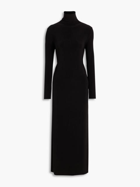 NORMA KAMALI Stretch-jersey turtleneck maxi dress