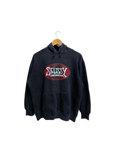 Stüssy Sun Faded🔥VINTAGE 90s STUSSY CORPORATION DISTRESSED PULLOVER