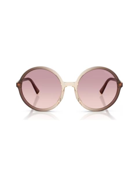 Miu Miu Miu Miu 0mu B02s Miu Regard 25g40s Marrone Sfumato Sunglasses