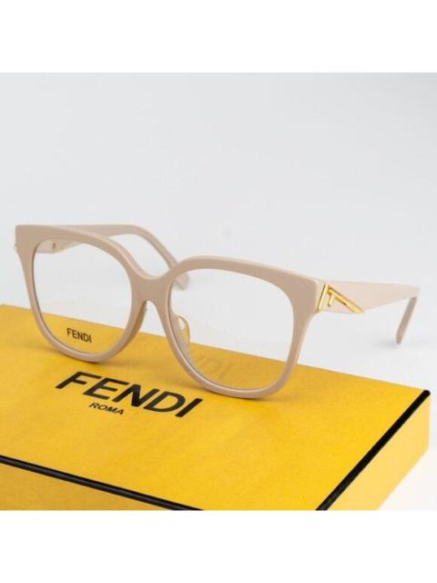 FENDI NEW Fendi FE50064F FENDI FIRST 025 Ivory Cream Geometric Eyeglasses