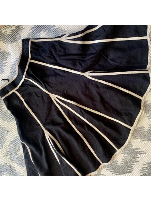 Other Designers & Other Stories Women's Black and Cream Skirt