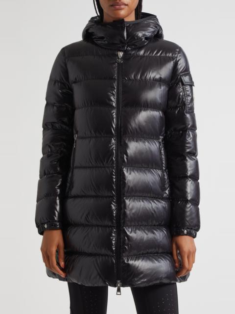 Moncler Moncler Courcelles Down Hooded Coat in Black at Nordstrom