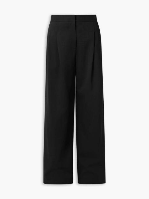 CAROLINA HERRERA Wool-blend crepe wide-leg pants