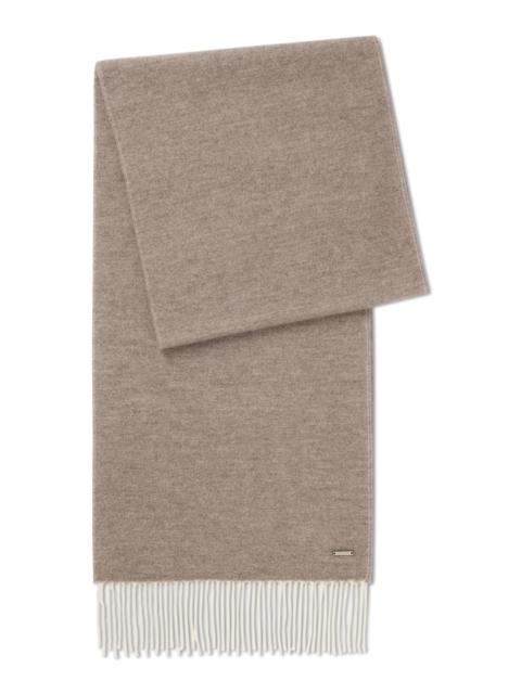 BOSS DOUBLE-FACED CASHMERE SCARF