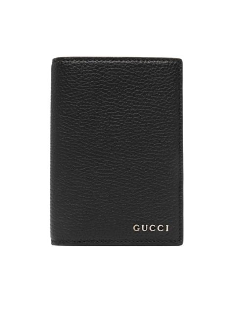 logo-lettering passport case