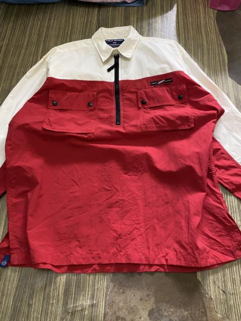 Polo Ralph Lauren Vintage Polo Sport Rafting 2 Pocket Half Zipper Split Colour