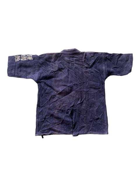 Other Designers Vintage Rare Indigo Noragi Boro Sashiko Jacket 