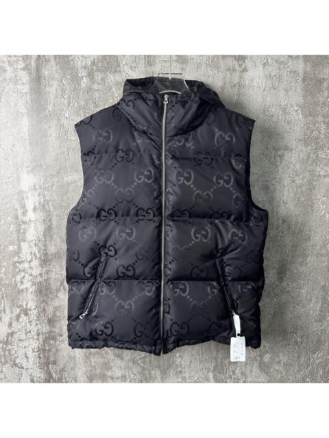 GUCCI Gucci All-Over Jacquard Hooded Down Vest