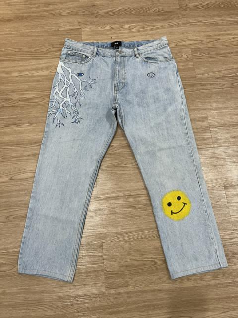 Other Designers H&M - 🔥MEGA RARE🔥Smiley Painter Jeans Kapital Style