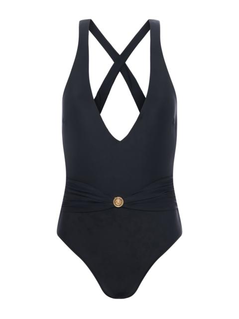 L'AGENCE Lisa Plunge One-Piece Swimsuit