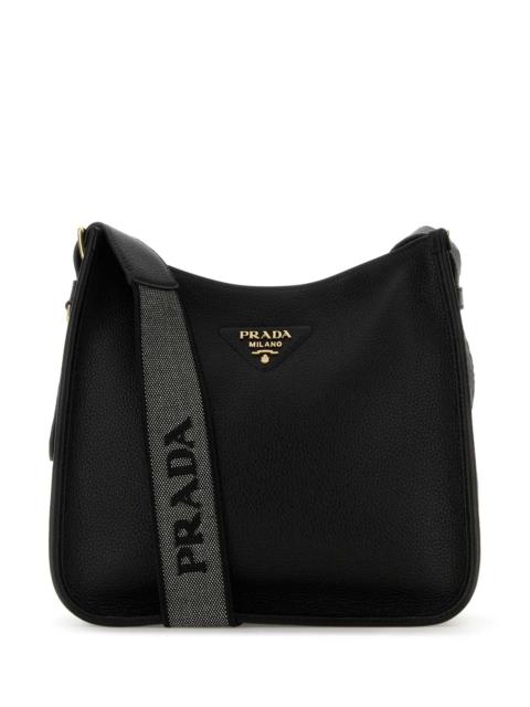 Prada Prada Women Black Leather Shoulder Bag