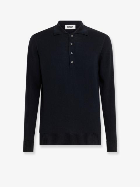 Other Designers Alpha-Studio Wool Polo Shirt