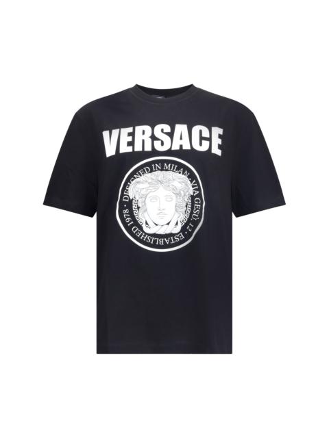 Versace Men T-Shirt With Iconic Medusa Head