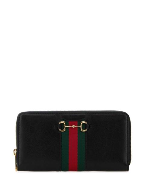 GUCCI Gucci Women Black Leather Wallet