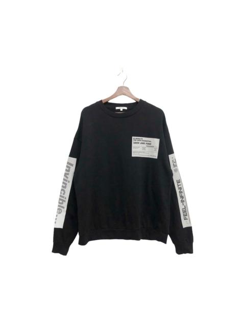 Other Designers Japanese Brand - Suggestion Reflective Logo Crewneck Sweatshirt
