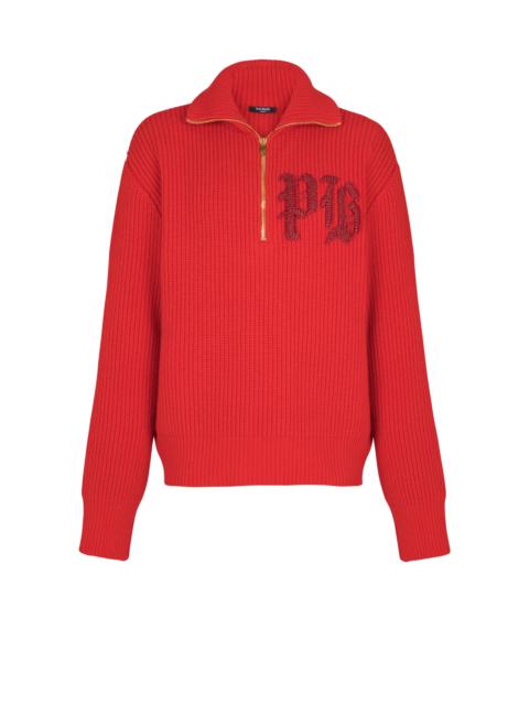 Balmain Cable knit jumper