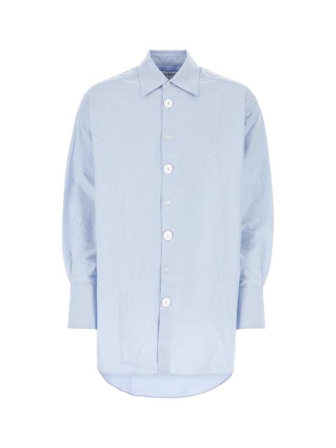 Other Designers Jw Anderson Men Light Blue Oxford Oversize Shirt