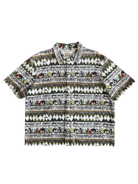 Our Legacy Our Legacy x Stussy ‘Positive Vibrations’ Button-up SZ L