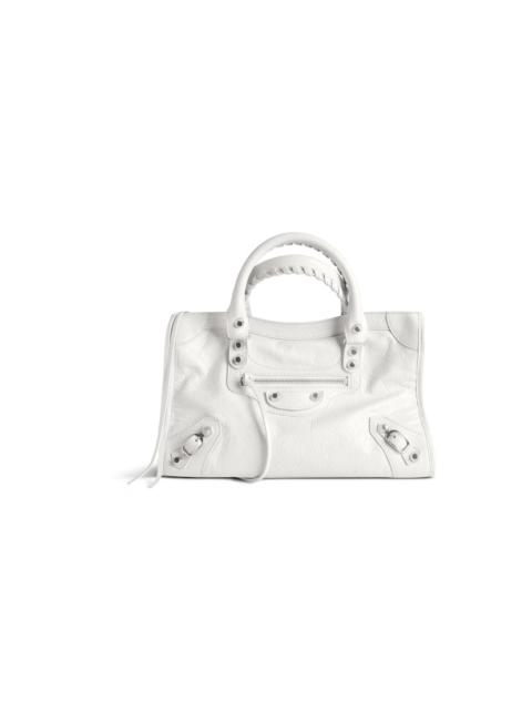 BALENCIAGA Le City Bag Small in Optic White