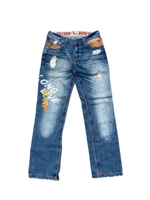 Other Designers Japanese Brand - Gotcha Utility Vintage Light Distressed Denim Jeans