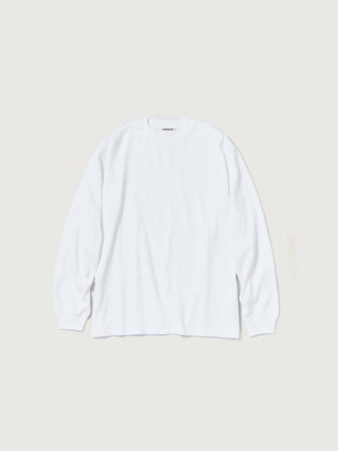 AURALEE LUSTER PLAITING L/S TEE