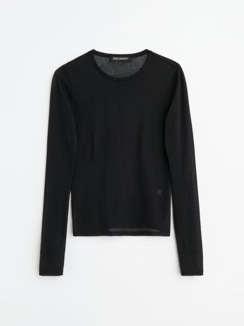 Our Legacy Super Slim Longsleeve Black Stocking Jersey