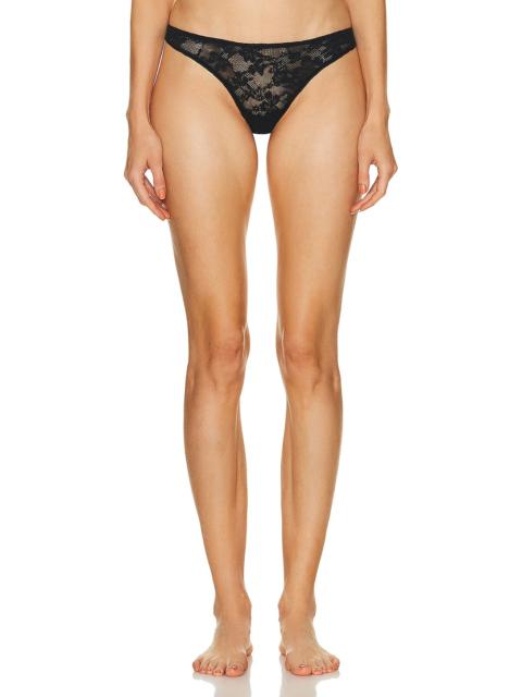 Fleur du Mal Le Stretch Multifit Lace High Leg Thong