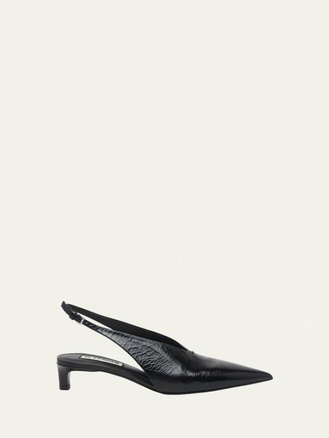 Jil Sander Calfskin Slingback Ballerina Pumps