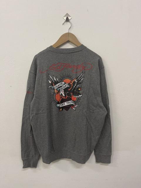Other Designers Ed hardy grey crewneck pullover