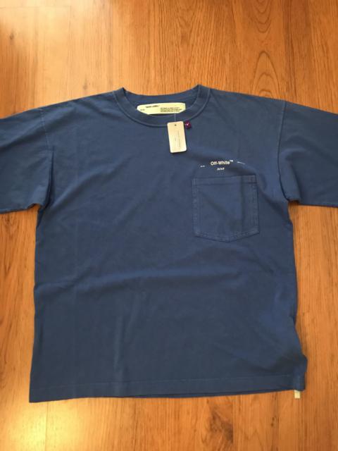 Off-White Blue 80s vintage tee