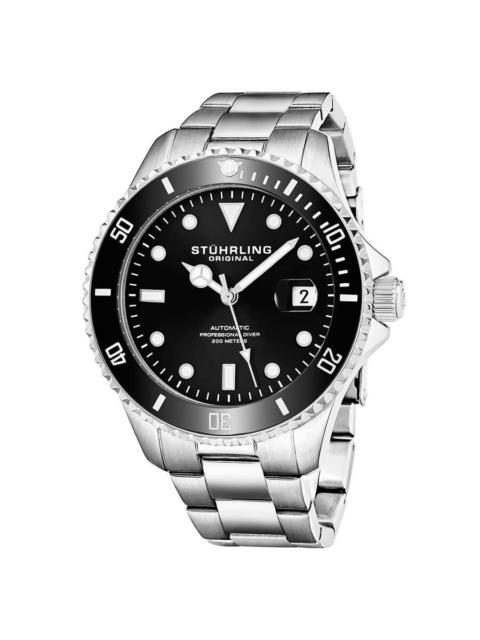 Other Designers Stuhrling Original Aquadiver Automatic Black Dial Men's Watch M13543