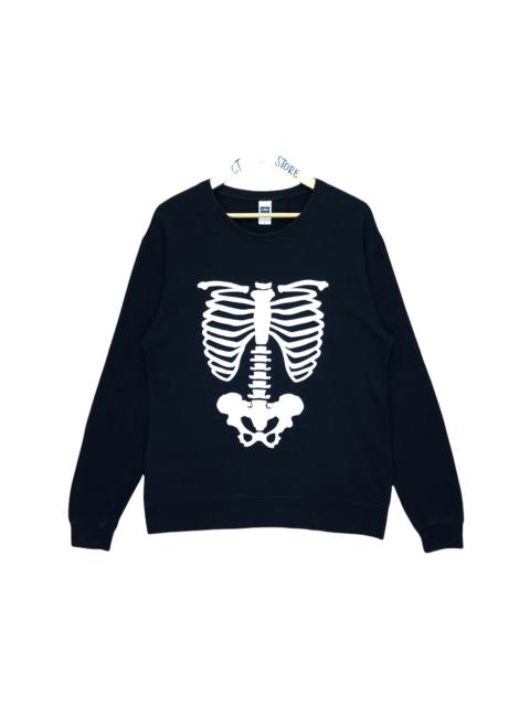 Other Designers Vintage - Vintage Rui Skeleton Big Print Sweatshirt Crewneck