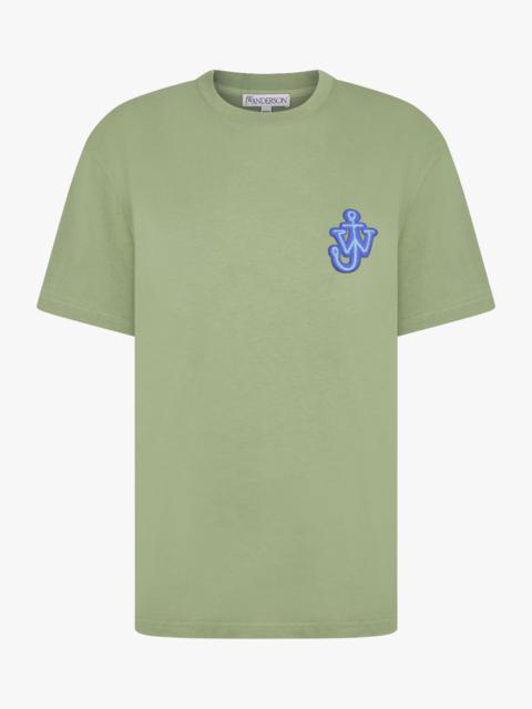 JW Anderson ANCHOR PATCH S/S T-SHIRT | DARK GREEN