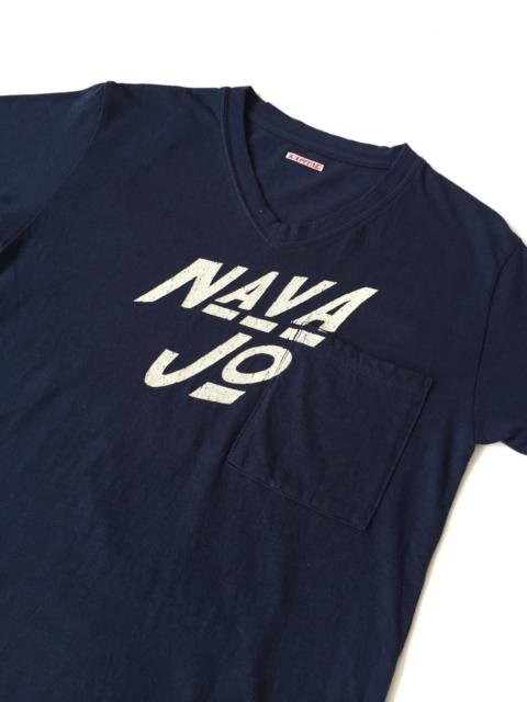 GRAIL🔥KAPITAL Navajo Painted Indigo Pocket Shirt