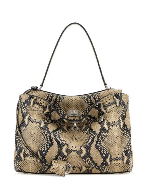 BALENCIAGA Printed leather medium Rodeo handbag