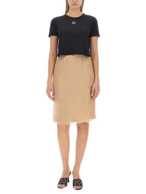 GUCCI Gucci Women Silk Chiffon Skirt