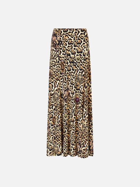 CAMILLA FLARED HEM JERSEY SKIRT