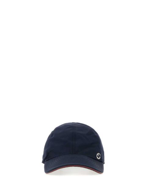 GUCCI Gucci Men Navy Blue Cotton Blend Baseball Cap